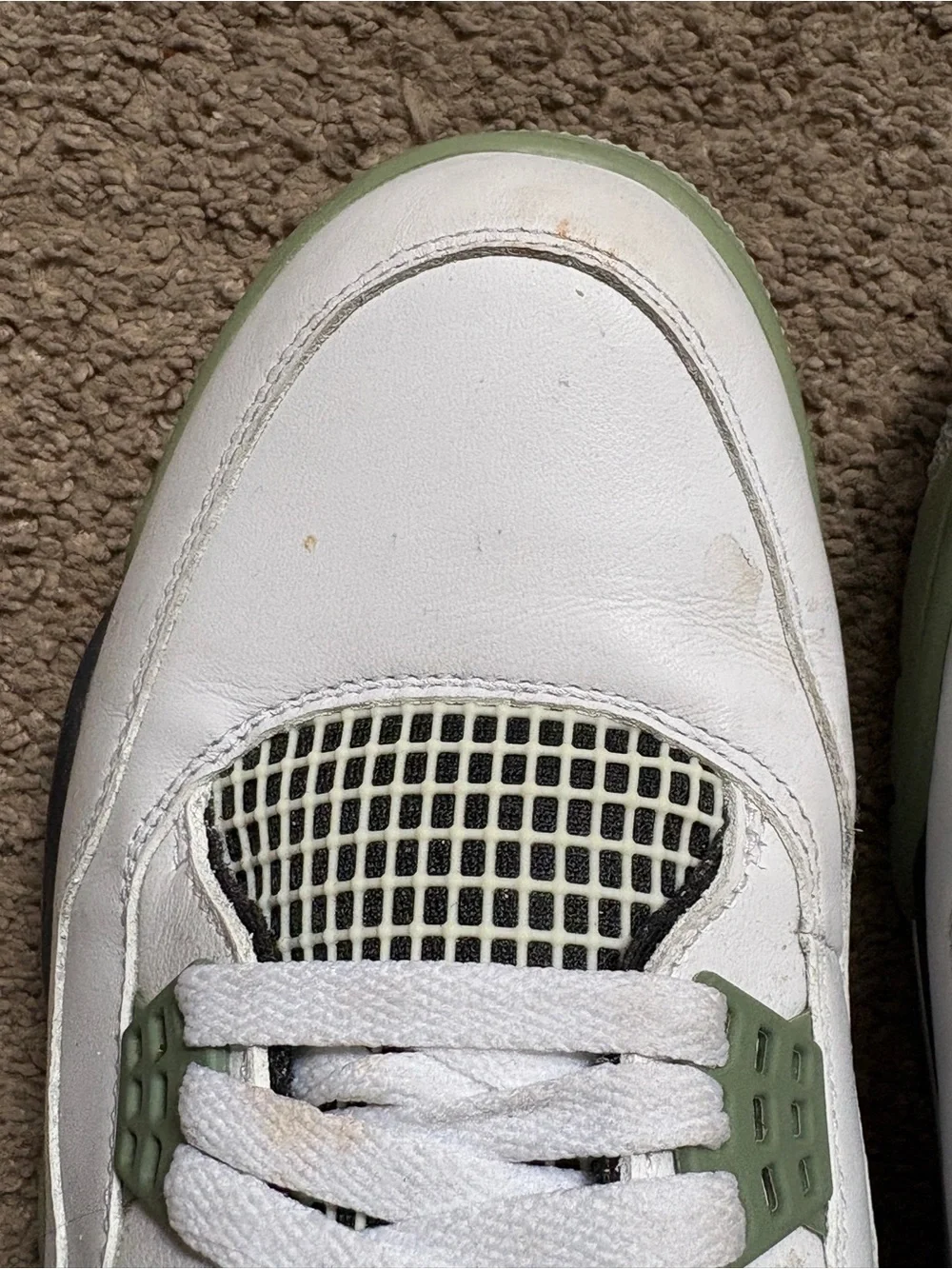 Jordan white green